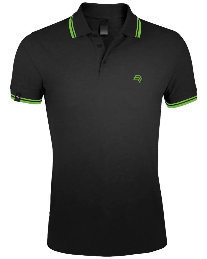 LLS 7750 ― Kontraststreifen Polo Shirt
