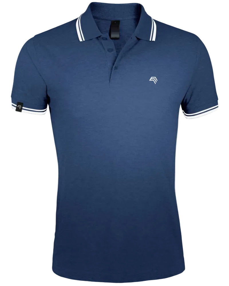 LLS 7750 ― Kontraststreifen Polo Shirt