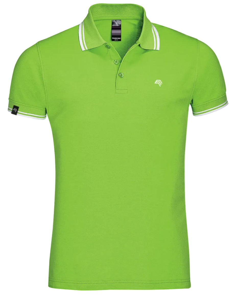 LLS 7750 ― Kontraststreifen Polo Shirt