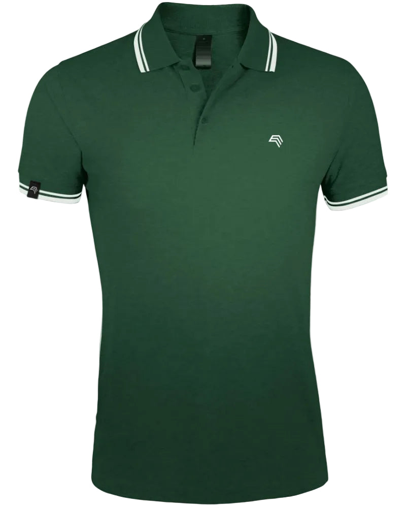 LLS 7750 ― Kontraststreifen Polo Shirt