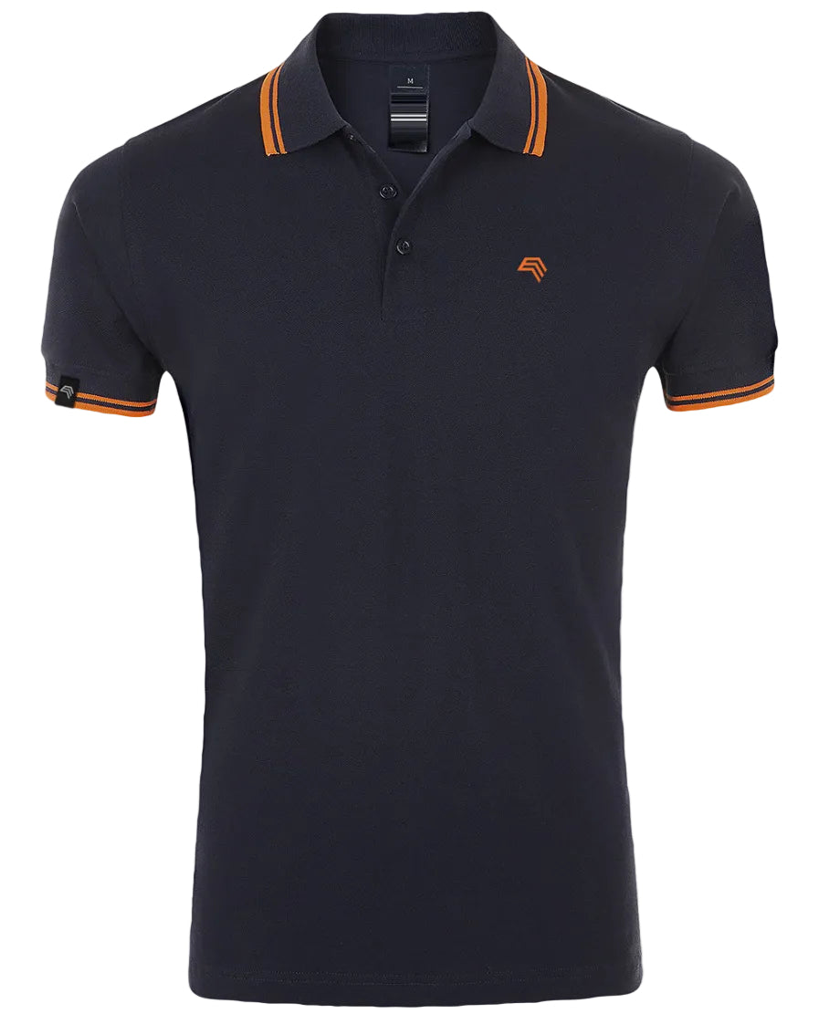 LLS 7750 ― Kontraststreifen Polo Shirt
