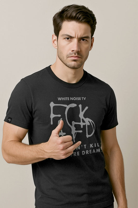 White Noise TV - FCK AFD Unisex Mens T-Shirt