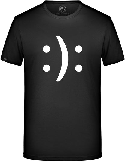 Happy? Or Sad? ― T-Shirt - Schwarz