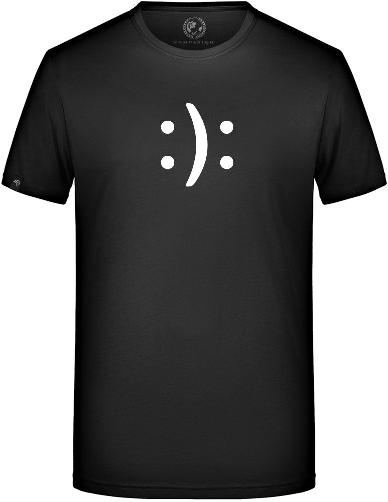 Happy? Or Sad? ― T-Shirt - Schwarz