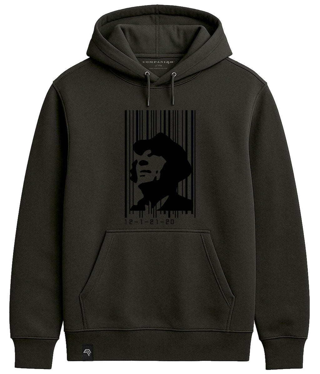 Barcode 12-1-21-20 ― Unisex Mens Hoodie