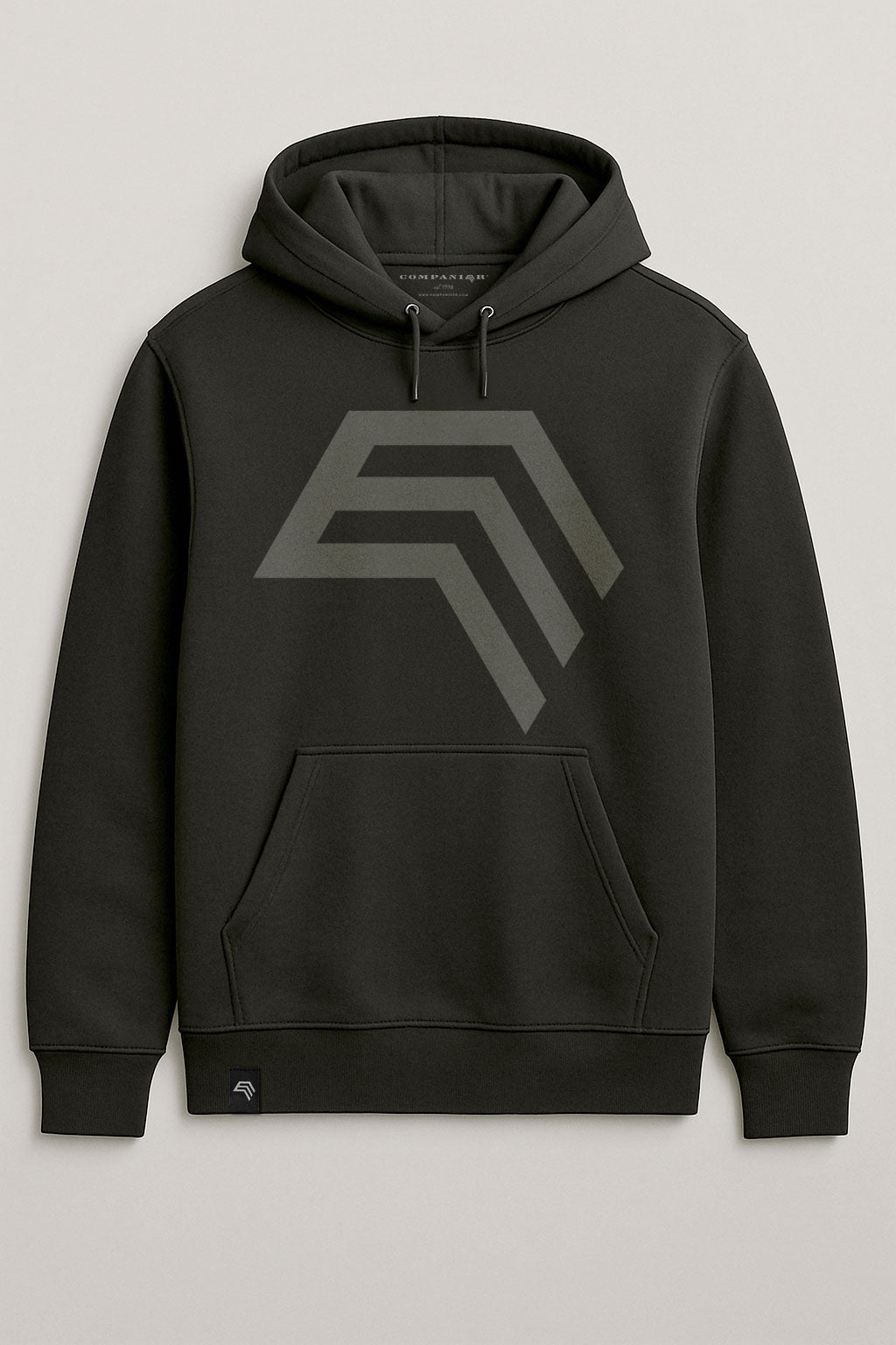Companieer Symbol ― Unisex Mens Hoodie - Schwarz