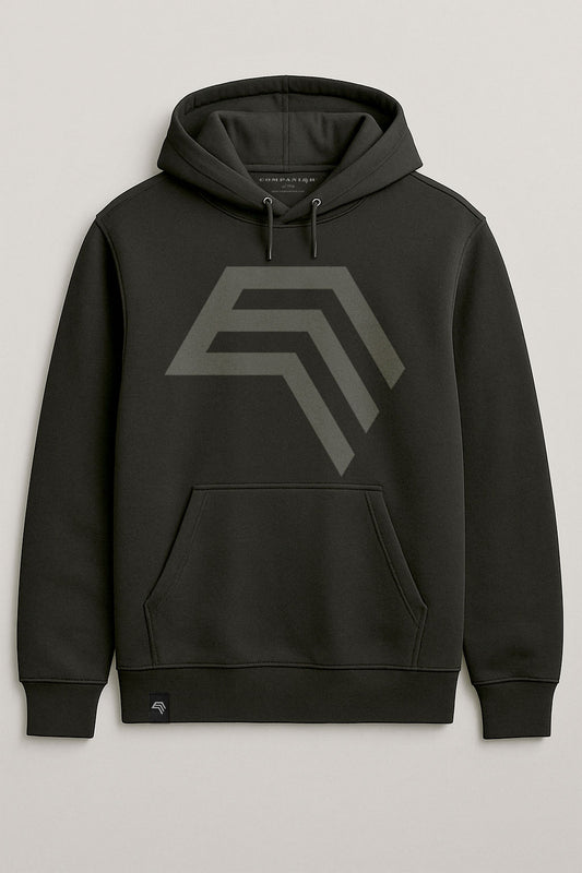 Companieer Symbol ― Unisex Mens Hoodie - Schwarz