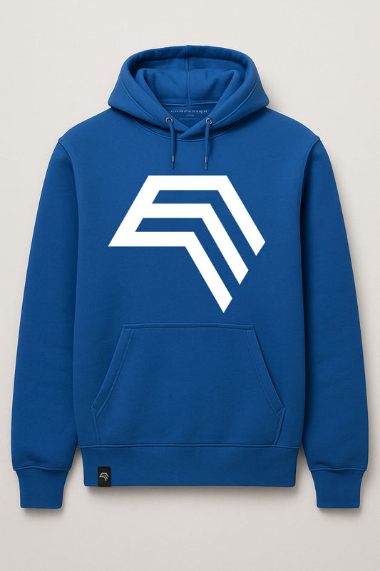 Companieer Symbol ― Unisex Mens Hoodie - Royal Blau