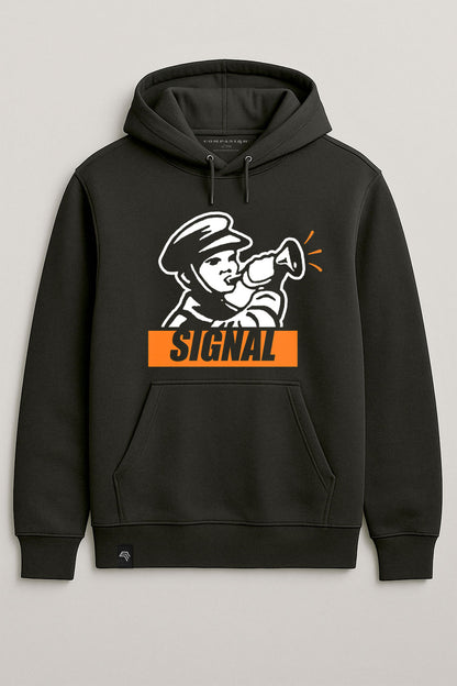 ― % ― Signal ― Unisex Mens Hoodie