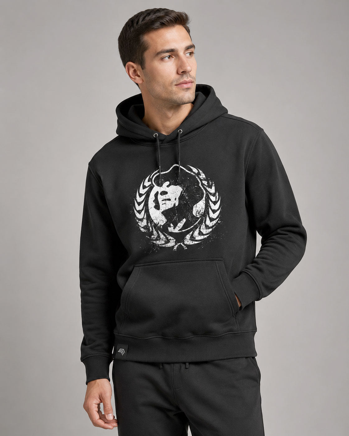 Ährenkranz ― Unisex Mens Hoodie - Schwarz