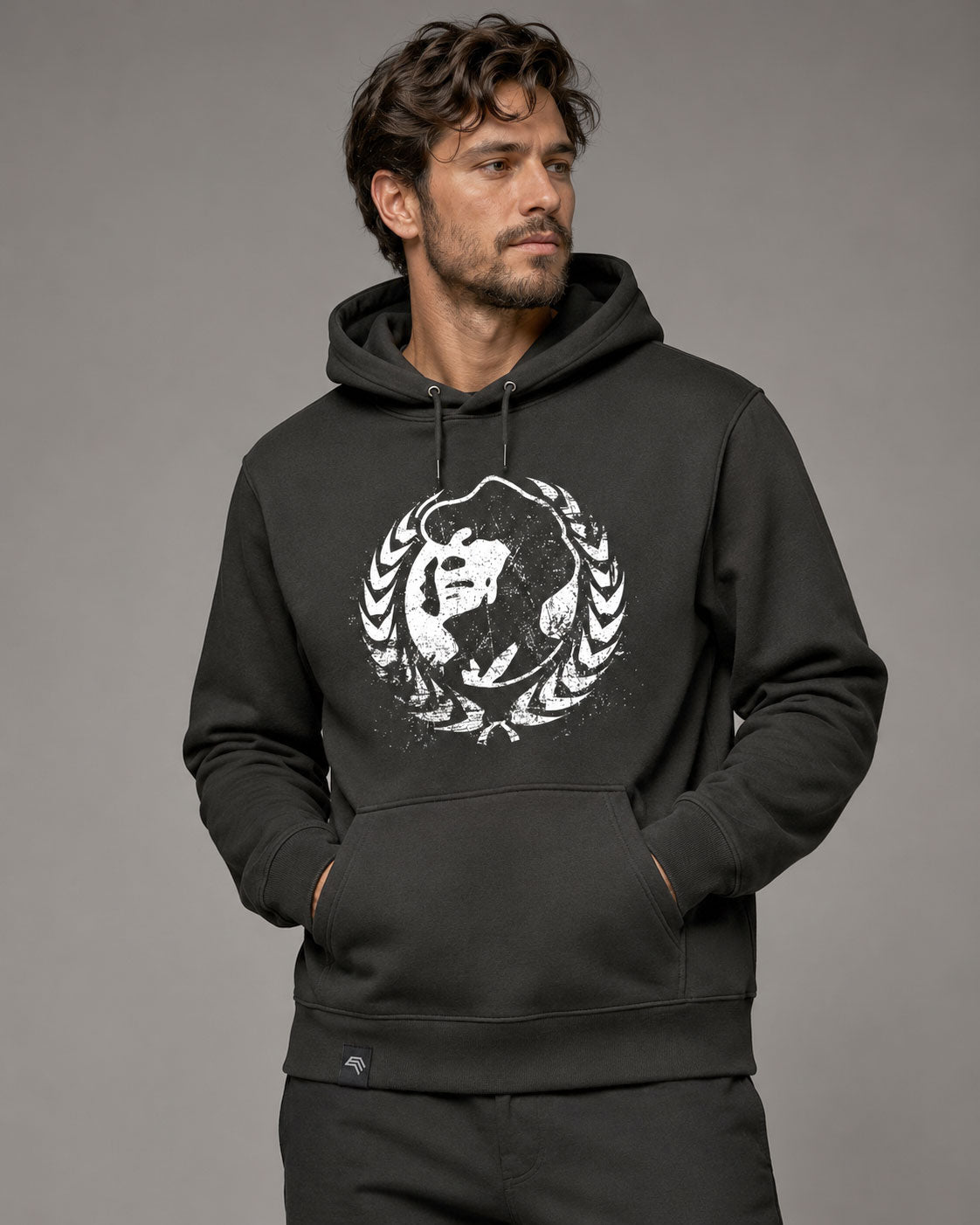 Ährenkranz ― Unisex Mens Hoodie - Schwarz