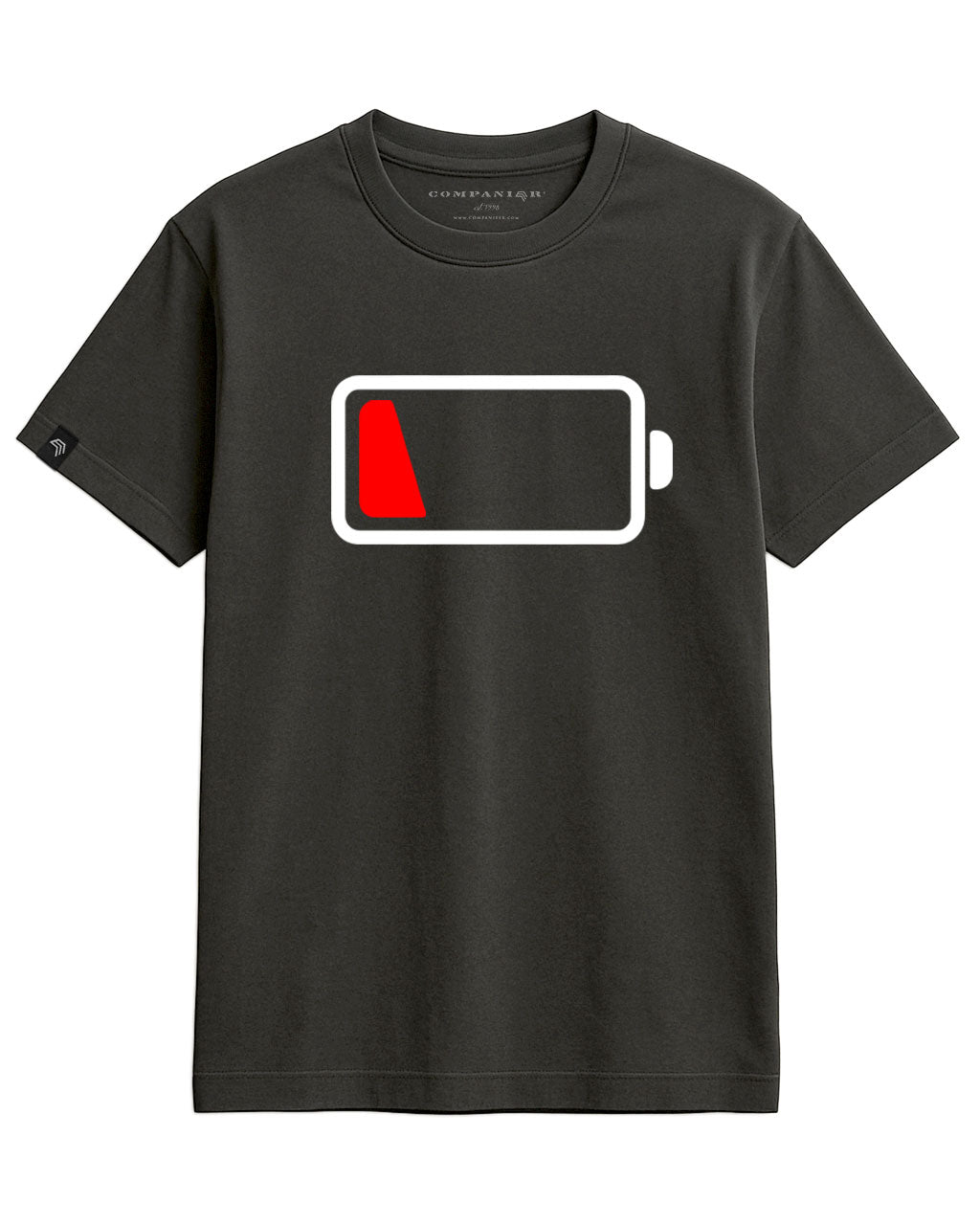 Battery Empty ― Herren Akku leer T-Shirt – Schwarz