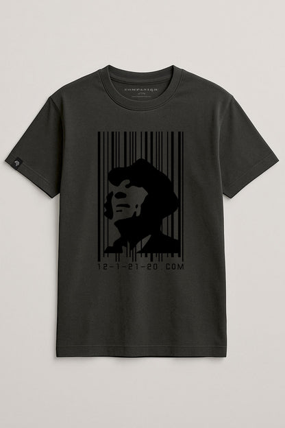 ― % ― Barcode 12-1-21-20 ― Unisex Mens T-Shirt