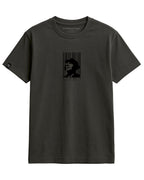 Barcode COMPANIEER ― Herren Unisex Konterfei Logo T-Shirt – Schwarz