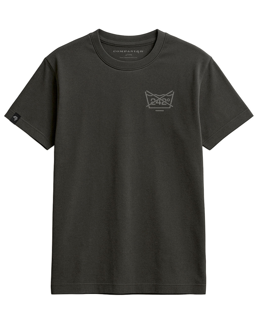 Don't Wash at 242°C ― Men's EBM Tribute T-Shirt – Black