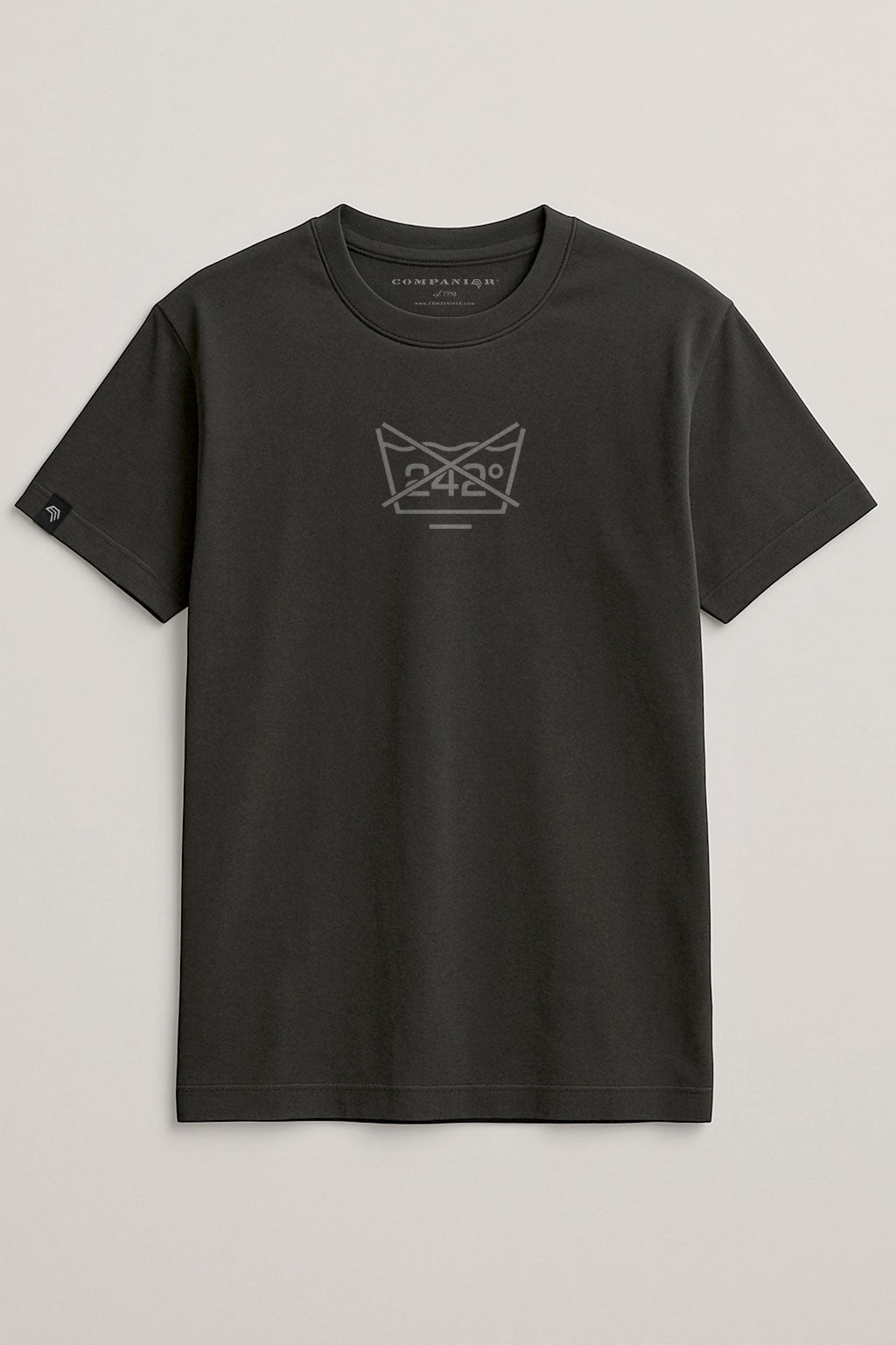 Dont Wash at 242°C ― T-Shirt - Schwarz
