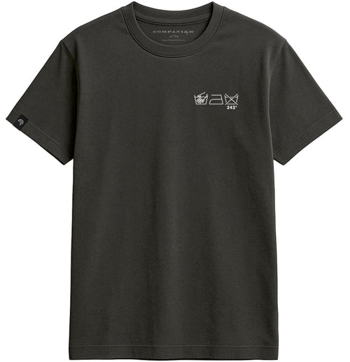 242° Wash Icons ― Men's EBM Homage T-Shirt – Black