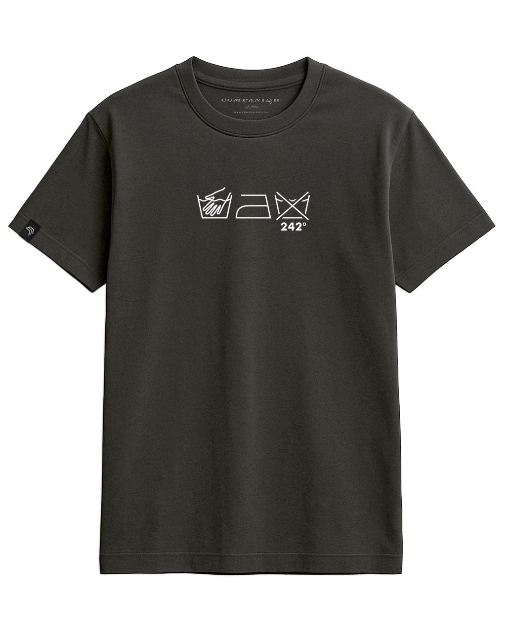 242° Wash Icons ― Men's EBM Homage T-Shirt – Black