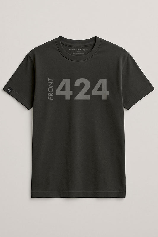 Front 424 ― T-Shirt - Schwarz