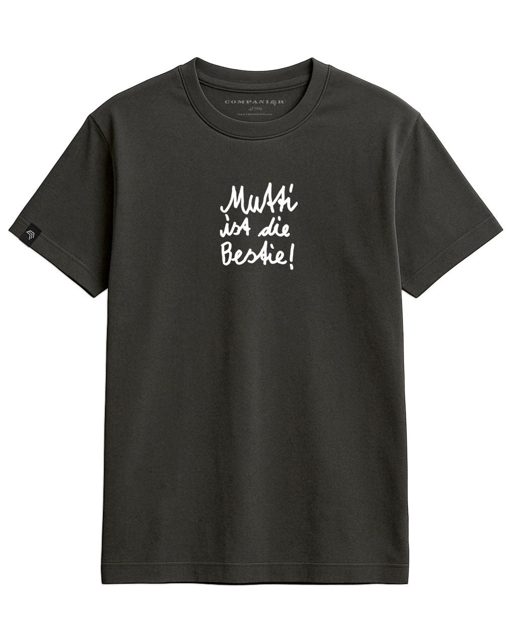Mutti ist die Best(i)e ― Herren Unisex Statement T-Shirt – Schwarz