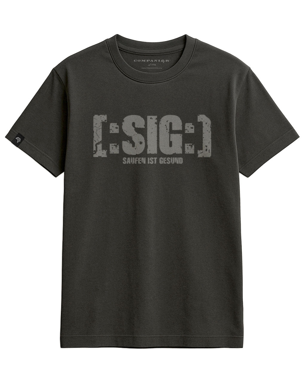 Saufen ist gesund ― T-Shirt - Schwarz