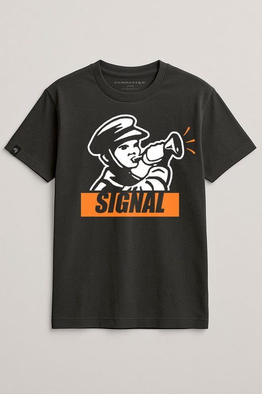 ― % ― Signal ― Unisex Mens T-Shirt