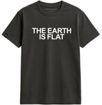The Earth Is Flat ― Herren Satire T-Shirt – Schwarz
