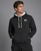 Ährenkranz - Unisex Bi-color Hoodie - Schwarz / Weiß