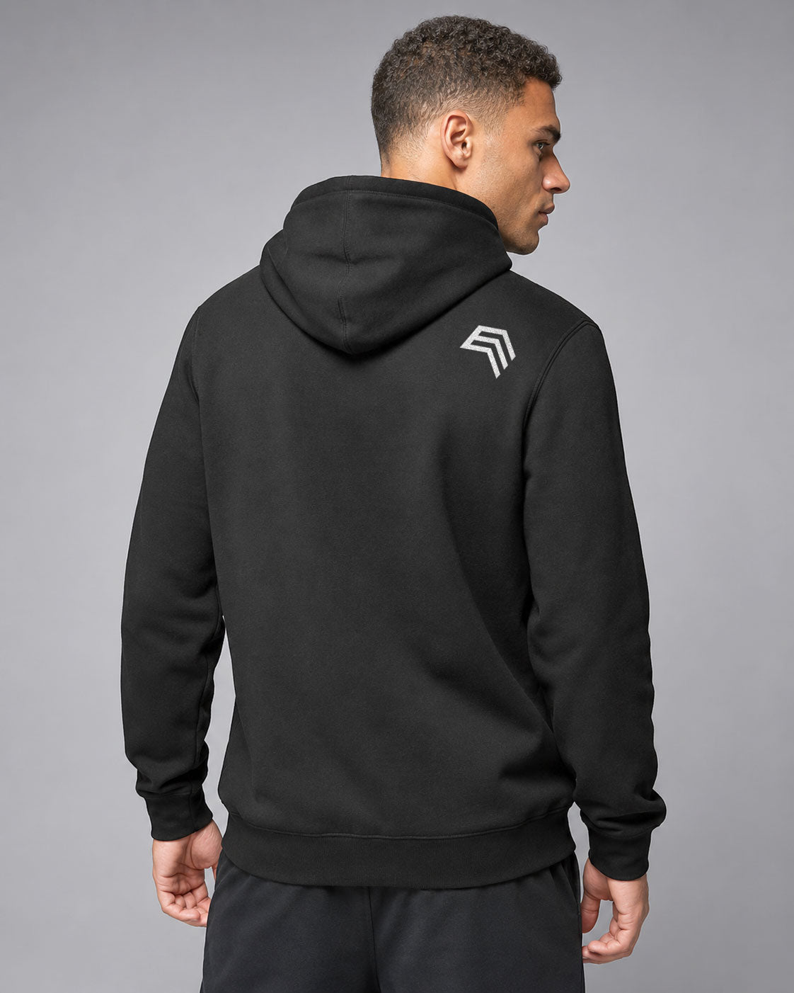 Wreath of Spikes - Unisex Bi-color Hoodie - Black / White