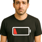 Battery Empty ― Herren Akku leer T-Shirt – Schwarz