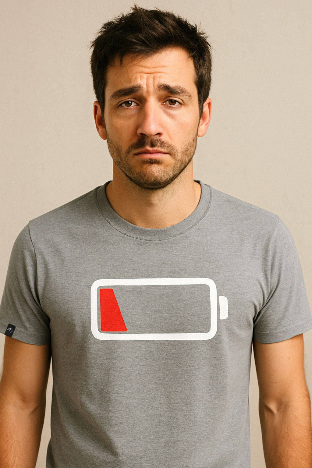 Battery Empty ― Men's Battery Dead T-Shirt – Black