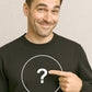 Unisex Mens Sweatshirt - Schwarz - incl. Print
