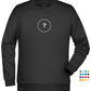 Unisex Mens Sweatshirt - Schwarz - incl. Print