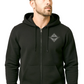 Hands PW - Unisex Men's Zip Hoodie Sweat Jacket - Black