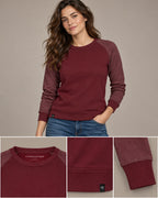 MMT 025Y ― Damen-Sweatshirt, bei dem die Ärmel mitreden