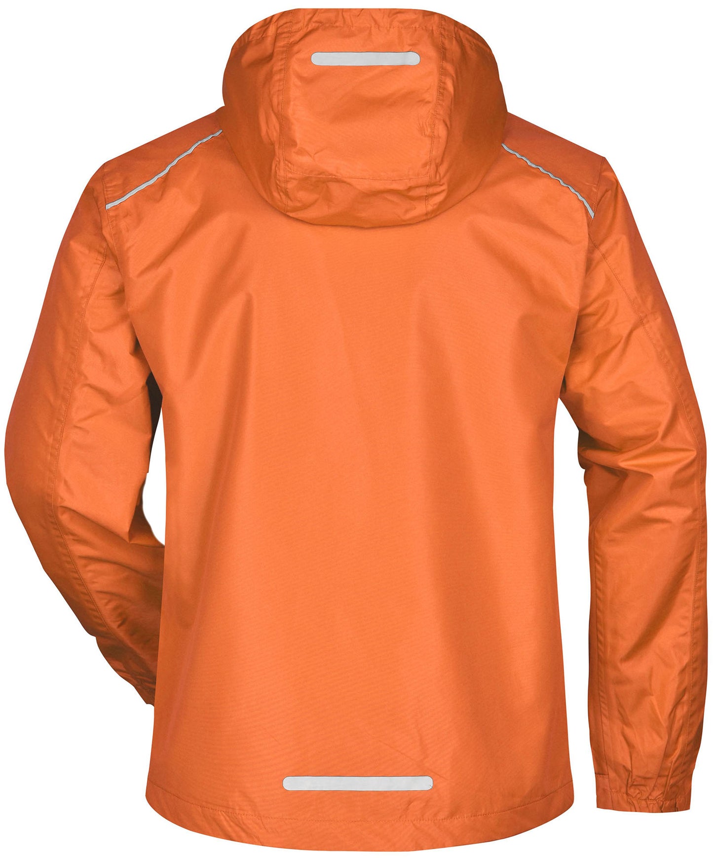 JAN 1118/10A ― Windbreaker Rain Jacket - Orange / Carbon Grau