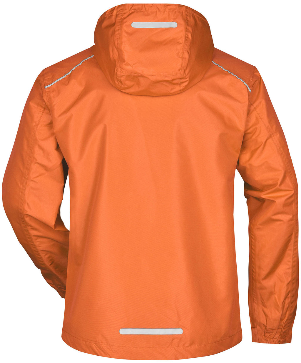 JAN 1118 ― Windbreaker Rain Jacket - Orange / Carbon Gray