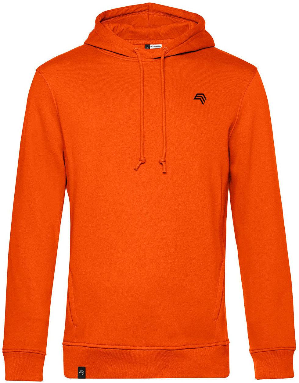 BAC U33B ― Weicher Herren Bio-Baumwolle Hoodie - Orange