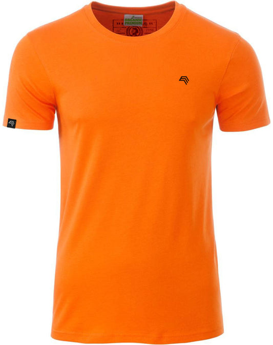 JAN 8008 ― Herren Bio-Baumwolle T-Shirt - Orange