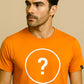 Unisex Mens Basic T-Shirt - Orange - incl. Print