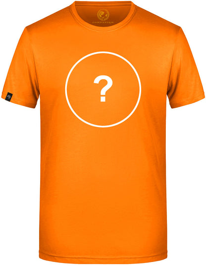 Unisex Mens Basic T-Shirt - Orange - incl. Print