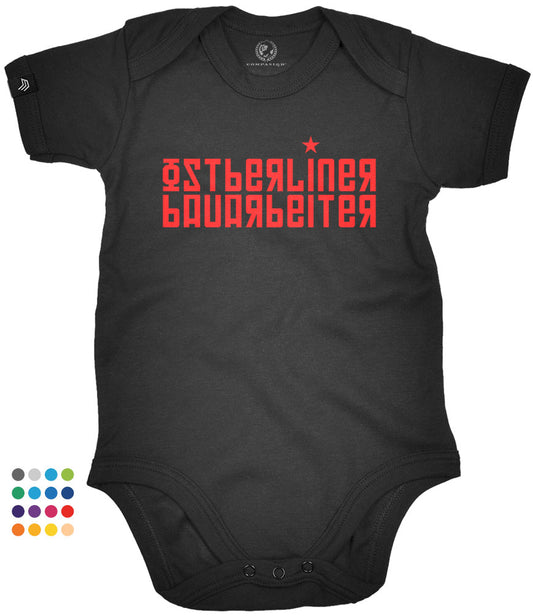 Ostberliner Bauarbeiter ― Baby Body Organic T-Shirt - Schwarz