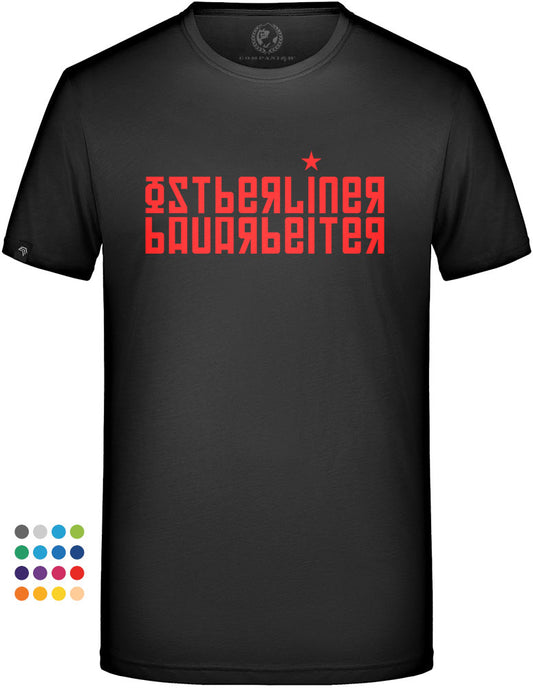 Ostberliner Bauarbeiter ― Unisex Mens T-Shirt - Schwarz
