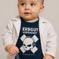 ― % ― Erbgutverändert Baby Strampler Body Suit T-Shirt Navy Blau