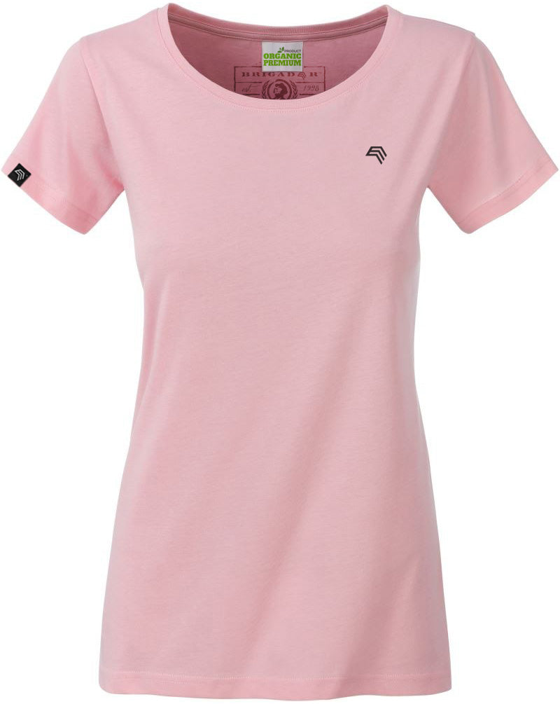JAN 8007 ― Damen Bio-Baumwolle T-Shirt - Rot Soft Pink