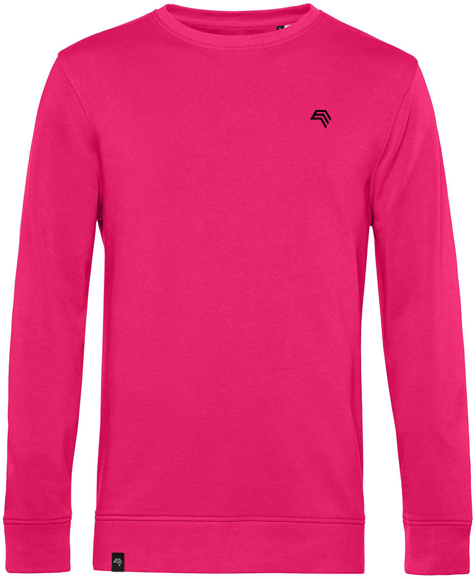 BAC U31B ― Soft Unisex Organic Cotton Sweatshirt - Magenta Pink