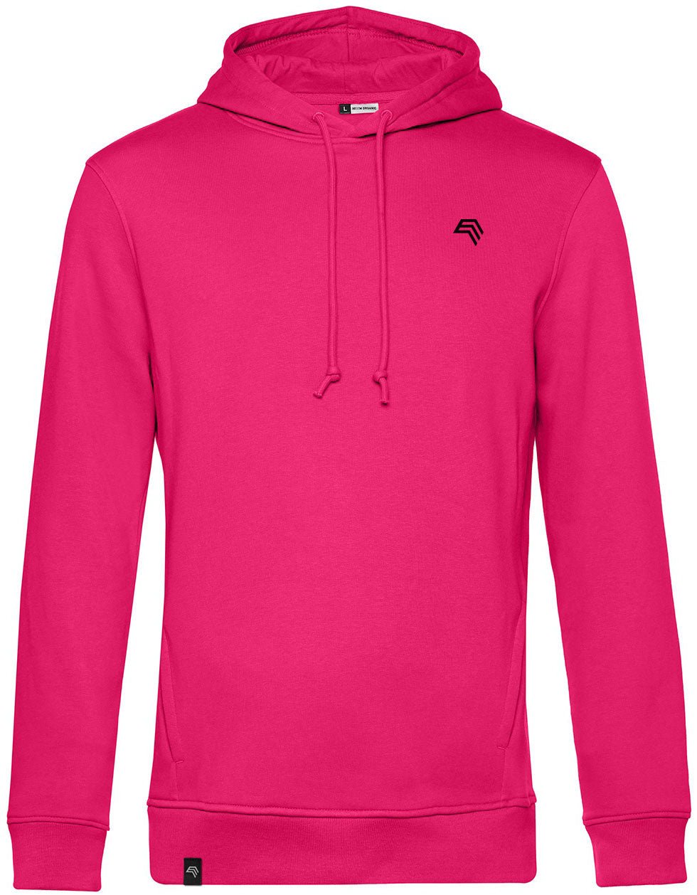 BAC U33B – Soft Men's Organic Cotton Hoodie - Magenta Pink