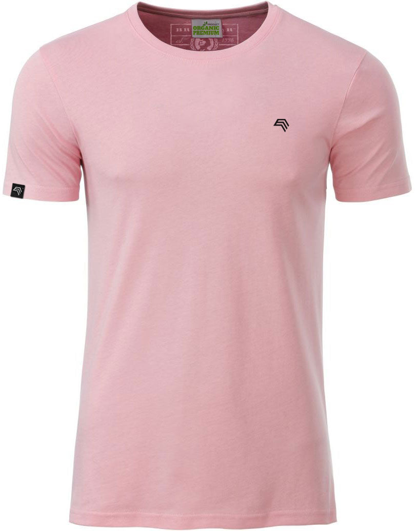 JAN 8008 ― Men's Organic Cotton T-Shirt - Soft Pink