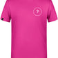 Unisex Mens Basic T-Shirt - Pink - incl. Print
