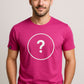 Unisex Mens Basic T-Shirt - Pink - incl. Print